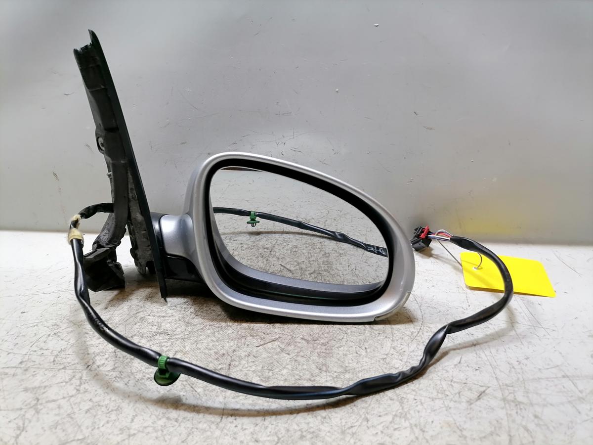 VW Golf Plus original Au&szlig;enspiegel rechts elektrisch verstellbar beheizt LA7W Reflexsilber Bj.2006